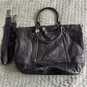 Gérard Darel Black Lamb Leather Bag/Purse